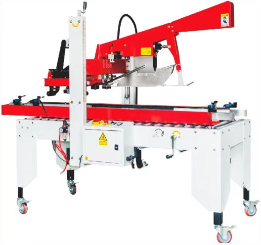Work flow of automatic folding and sealing machine